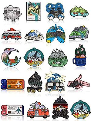 20-pack Enamel Pins Cute Pins Enamel Pins For Backpacks Aesthetic Cartoon  Lapel Pins For Bags Cloth