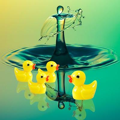 Mini Resin Ducks Tiny Ducks Miniature Duck Figures For - Temu