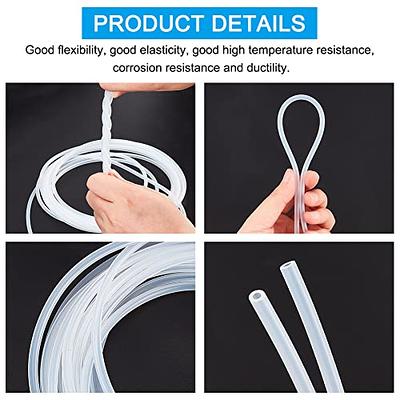 AHANDMAKER 16.4 Feet White Vacuum Hose, 5/32inch(4mm) High