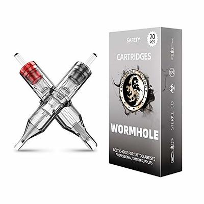 Buy Wormhole Assorted Tattoo Needles 3RL 5RL 7RL 9RL 5RS 7RS 9RS 5MG 7MG  9MG Tattoo Liner Needles Tattoo Shader #12 Standard Disposable &  Sterilized Mix Sizes with Blue Dot - Box