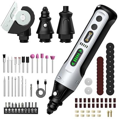 KeShi Cordless Rotary Tool, Upgraded 3.7V USB Rechargeable Rotary Tool Kit  with 42pcs Accessories, 3-Speed Multi-Purpose Mini Power Tool for Sanding,  Drilling, Polishing, Engraving, DIY Projects - Yahoo Shopping