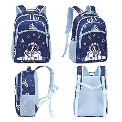 Kids Backpack for Boys Girls Space Preschool Bookbag with Lunch