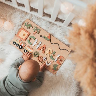 Custom Busy Board, Personalized Busy Board for toddler, Montessori