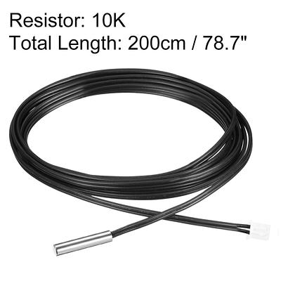 10K NTC Thermistor Probe 78.7 Inch Temp Sensor for Air Conditioner - Black  - Yahoo Shopping