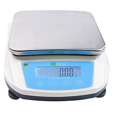 US Solid 0.1g Electronic Precision Balance Lab Digital Balance Scale, RS232  & USB Interface, AC100V-240V & DC4x1.5V, 19 Measurement Units (3kg)