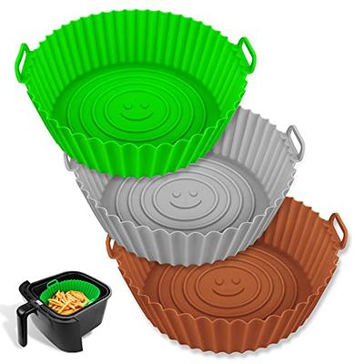 NCYOEW Air Fryer Liners for Dual Basket Air Fryer,Non-Stick Air Fryer  Disposable Paper Liner Parchment Paper for Ninja 2-Basket Air Fryer,Instant  Vortex Plus XL 8-quart Dual Basket Air Fryer - 100Pcs 