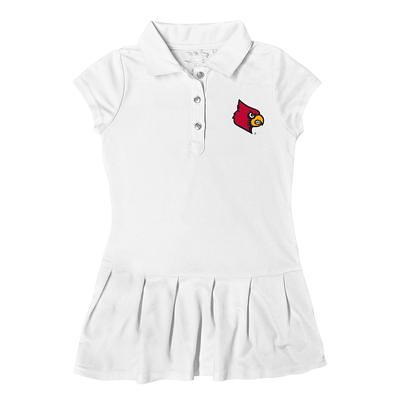 Girls Toddler Garb Pink Louisville Cardinals Caroline Cap Sleeve