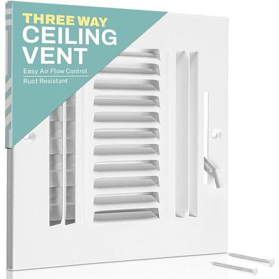 HIDE-A-VENT 10 in. Rectangular Exterior Vent for Kitchen Exhaust Fans Model  B - The Home Depot