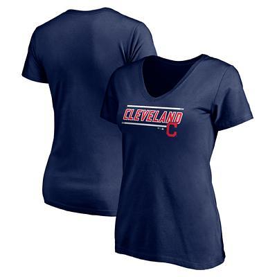 New England Patriots Fanatics Branded Women's Wordmark Long Sleeve V-Neck T- Shirt - Navy