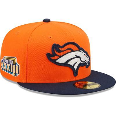 Men's New Era Brown/Royal Denver Broncos Harvest Super Bowl XXXII