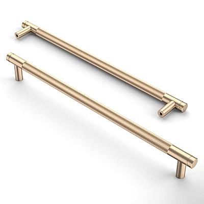 Asidrama 10 Pack 7.5 Inch(192mm) Champagne Bronze Kitchen Cabinet  Handles,Brushed Brass Cabinet Pulls Kitchen Cabinet Hardware for Cupboard  Gold