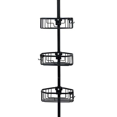 Zenna Home NeverRust Large Aluminum Hanging Over-the-Shower Caddy in Matte  Black - Yahoo Shopping