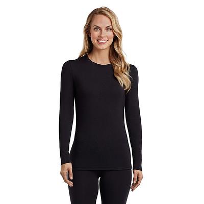 Women's Cuddl Duds Softwear with Stretch Long Sleeve Crew Top