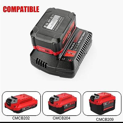 CMCB124 Dual Port V20 Battery Fast Charger Replacement for Craftsman 20V  MAX V20 Battery Lithium CMCB202 CMCB201 CMCB209 CMCB205 CMCB100 CMCB102  CMCB101 - Yahoo Shopping