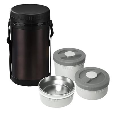 78oz/2.3L Insulated Food Jar Wide Mouth Soup Thermos Stainless Steel Vacuum  Insulated 3 Tier Stackable Bento Hot Food Insulated Lunch Box Travel Lunch  Container - Yahoo Shopping