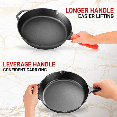 MICHELANGELO Non Stick Frying Pans Set, 8 Inch & 10 Inch Skillet Set, Frying  Pans Nonstick with Granite Interior, Enamel Nonstick Pans for Cooking, Frying  Pan Set with Silicone Handle, Cyan - Yahoo Shopping