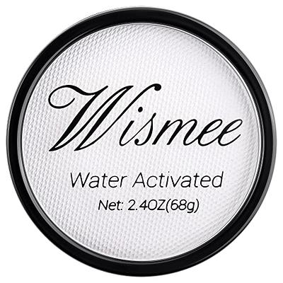 Wismee Clown White Face Body Paint, 68g/2.4oz Professional Water