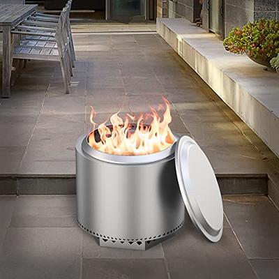 Solo Stove Bonfire Lid 304 Stainless Steel Bonfire Fire Pit Accessories for  Outdoor Fire Pits and Camping Accessories