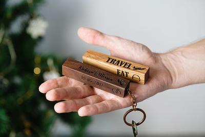 Custom Wooden Keychain, Wood Anniversary Gift For Him Or Her, Gifts Men 5  Year Anniversary, 5Th Wood - Yahoo Shopping