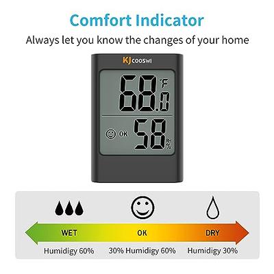 Humidity Gauge,Indoor Thermometer For Home Digital Hygrometer Room