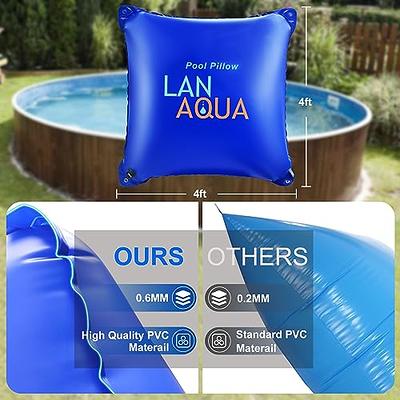 Pool Pillows for Above Ground Pool 4 x 4 Ft Ultra Thick & Cold