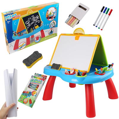 YOHOOLYO Kids Easel Standing Art Easel for Kids, Double Sided