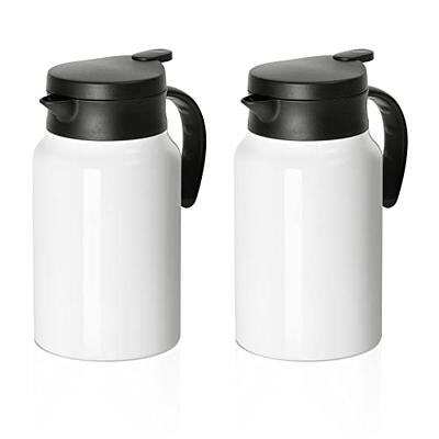 PYD Life Sublimation Thermal Coffee Carafe Pot Blanks Stainless Steel 50 OZ  White Large 1.5 Liter Double Wall Vacuum Insulated Flask for Sublimation  Oven Print 2 Pack - Yahoo Shopping