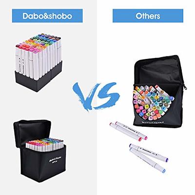 Dabo&Shobo 60 Colors Alcohol Markers, drawing markers, Dual Tip Art Markers,  Fine & Chisel Coloring Marker for Kids Sketching Adult Coloring - Yahoo  Shopping