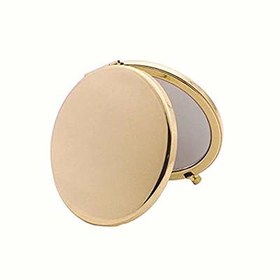 Magnifying Compact Mirror for Purses ,Folding Mini Pocket Double Sided  Travel Makeup Mirror,Perfect for Purse, Pocket and Travel 