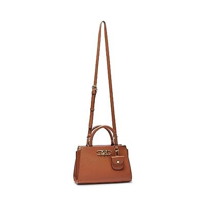 Anne Klein Convertible Mini Satchel with AK Bevel Logo, Chestnut - Yahoo  Shopping