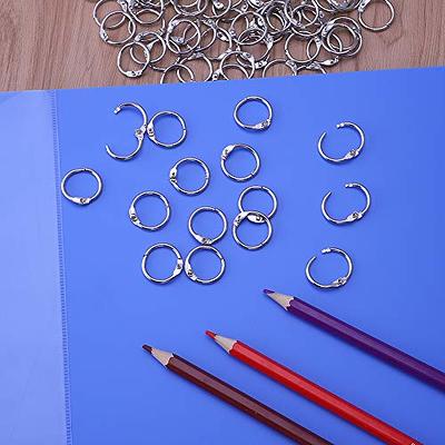 Antner 50 Pack Loose Leaf Book Binder Rings 1.2 Inch Nickel Plated Key Rings  O-Ring for School Home Office - Yahoo Shopping