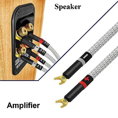 Las mejores ofertas en 1-Cable de 4 pies Home Audio Cables De Altavoz  Bi-Wire