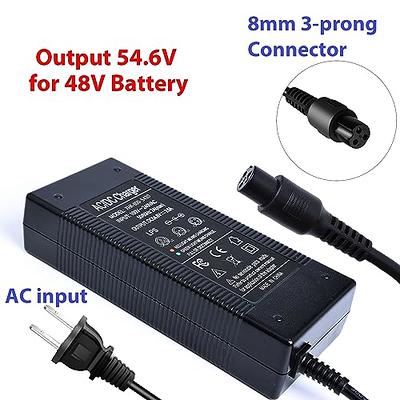 54.6v 2a Charger For 48v 2a Battery Charger Dc Socket/connector For 48v 13s  Lithium Ebike Battery
