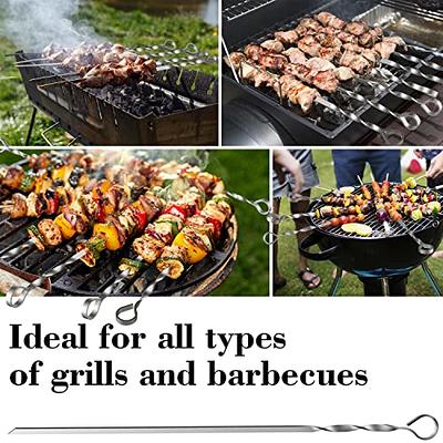 17 inch Brazilian BBQ Skewers Set of 12, Used for Barbecuing Meat