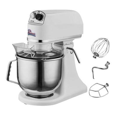 Estella EMIX8G Silver 8 Qt. Programmable Bowl Lift Countertop Mixer with  Guard a