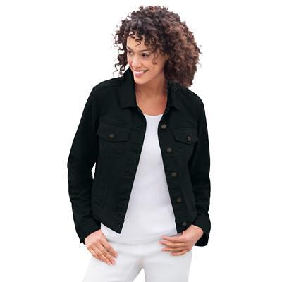 Woman Within Women's Plus Size Stretch Denim Jacket