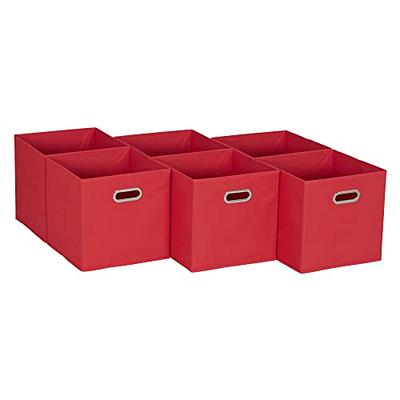 Homsorout 3 Pack Storage Boxes with Lids Foldable Storage Cubes