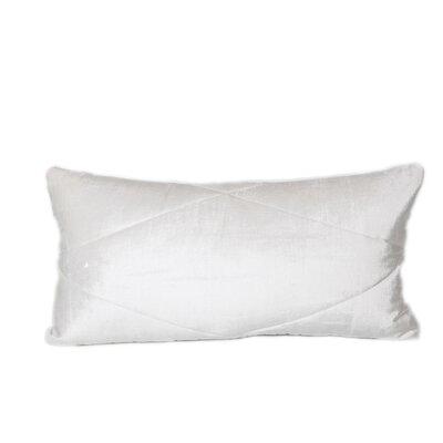 HomeRoots '18 X 18 White Blown Seam Cotton Throw Pillow Insert