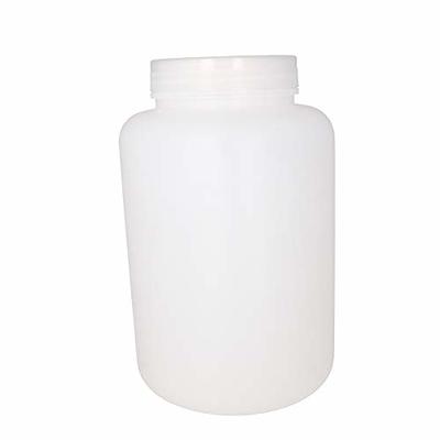 Duehut 10pcs 5ml Plastic Bottles Lab Cylindrical Chemical Reagent Bottle Lab Wide Mouth Small Plastic Water Bottles Reagent Bottle Liquid Bottle