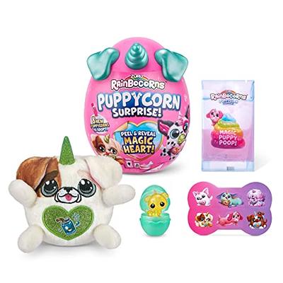 Rainbocorns Fairycorn Kitty Surprise by ZURU - 11 Plush Stuffed Animal,  Fairy Wings, Unicorn Slime, Sequin Heart, Ages 3+ for Girls