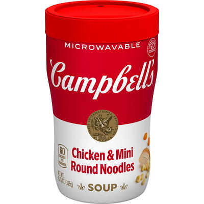 Campbell's Chunky Microwavable Soup, Sirloin Burger with Country Vegetables  Soup, 15.25 Ounce Bowl(pack of 8)