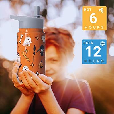 Simple Modern Kids Water Bottle with Straw Lid | Insulated Stainless Steel  Reusable Tumbler for Toddlers, Girls | Summit Collection | 14oz, Fox and