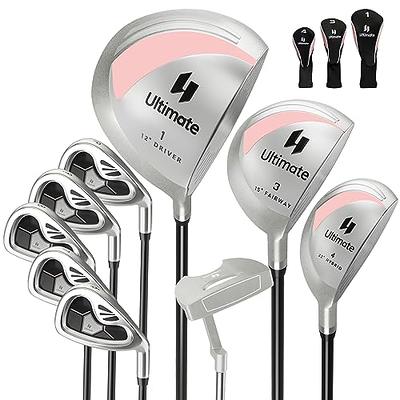  GYMAX Complete Golf Club Set for Men, 14 PCS Right Hand Golf  Clubs Set Includes #1 Driver & #3 Fairway & #4 Hybrid & #6/#7/#8/#9/#P Irons,  Putter & Head Covers