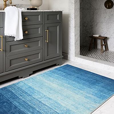 Lahome Washable Rugs Bathroom Rug, 2x3 Small Throw Rugs Grey Tribal Non  Slip Non-Shedding Low Pile Rugs for Entryway Indoor Floor Carpet for  Kitchen