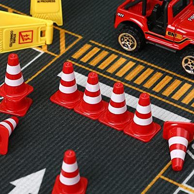 Chaoshihui 10 Sets of Traffic Road Sign Toys Miniature Traffic