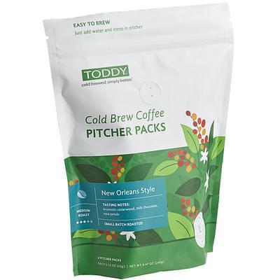 Toddy Blend Decaf Cold Brew Coffee Pitcher Packs 0.75 Gallon