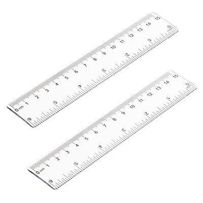  100 Pieces 12 Inch Ruler Bulk Clear Plastic Flexible Rulers  with Centimeters and Inches Kids Ruler Straight Metric Ruler Drafting  Measuring Tool for Classroom School Students Families Education : Office  Products