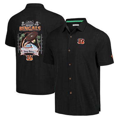 Detroit Lions Tommy Bahama Sport Tropical Horizons Button-Up Shirt - Black