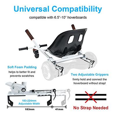 Adjustable Hoverboard Go Kart Seat Attachment Balancing Scooter