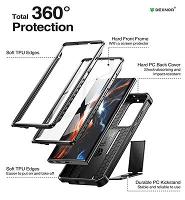 WeLoveCase for Samsung Galaxy S22 Ultra 5G Case, Cover 3 in 1 Full Body  Heavy Duty